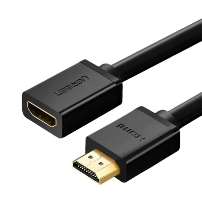 Cabo HDMI Ugreen Vídeo 1080p Macho/fêmea 3 Metros Preto