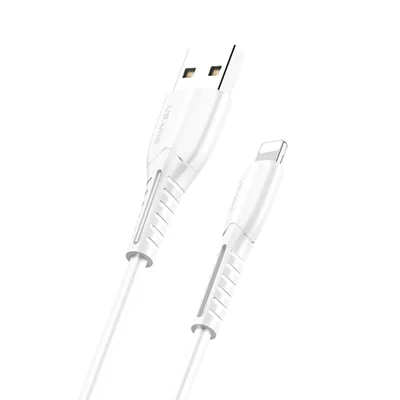Cabo Usb Usams Usb A Pra Lightning Máx. 2a 1metro Branco.