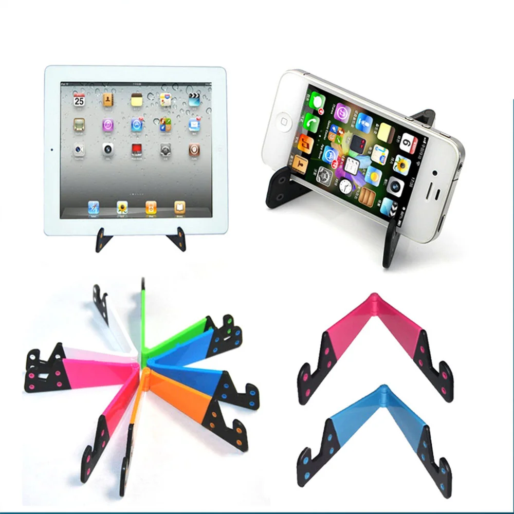 Imagem 5 de 5 do produto Suporte Universal Para Tablet E Smartphones Dobrável De Em V Rosa