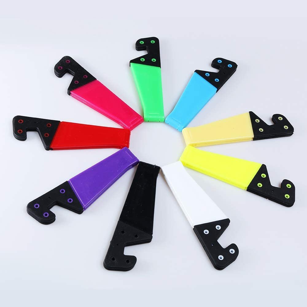 Suporte Universal Para Tablet E Smartphones Dobrável De Em V Azul