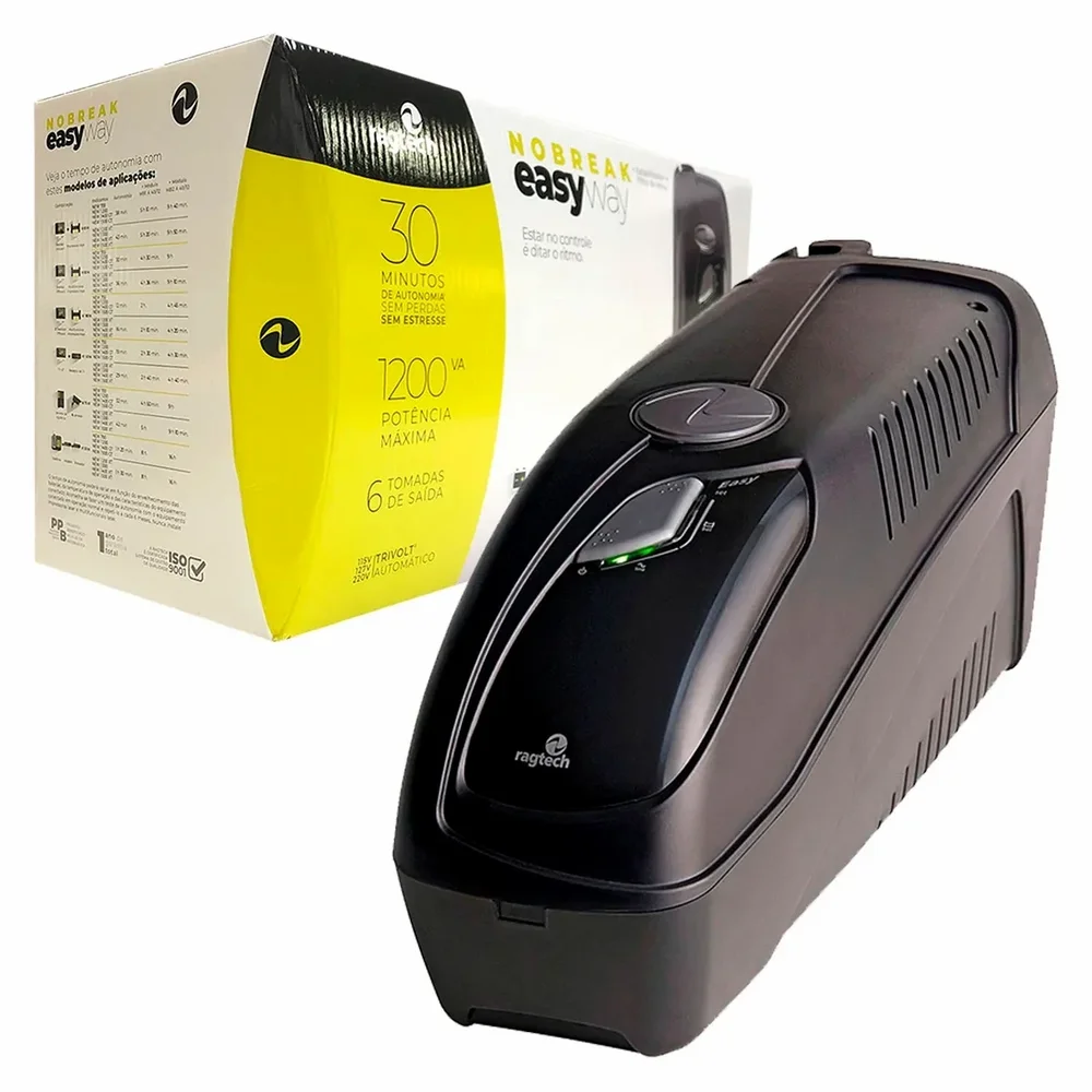 Nobreak Easy Way 1200va Std-ti 1x7ah Biv/115v 4133 Ragtech . Nobreak Easy Way 1200va Std-ti 1x7ah Biv/115v 4133 Ragtech .