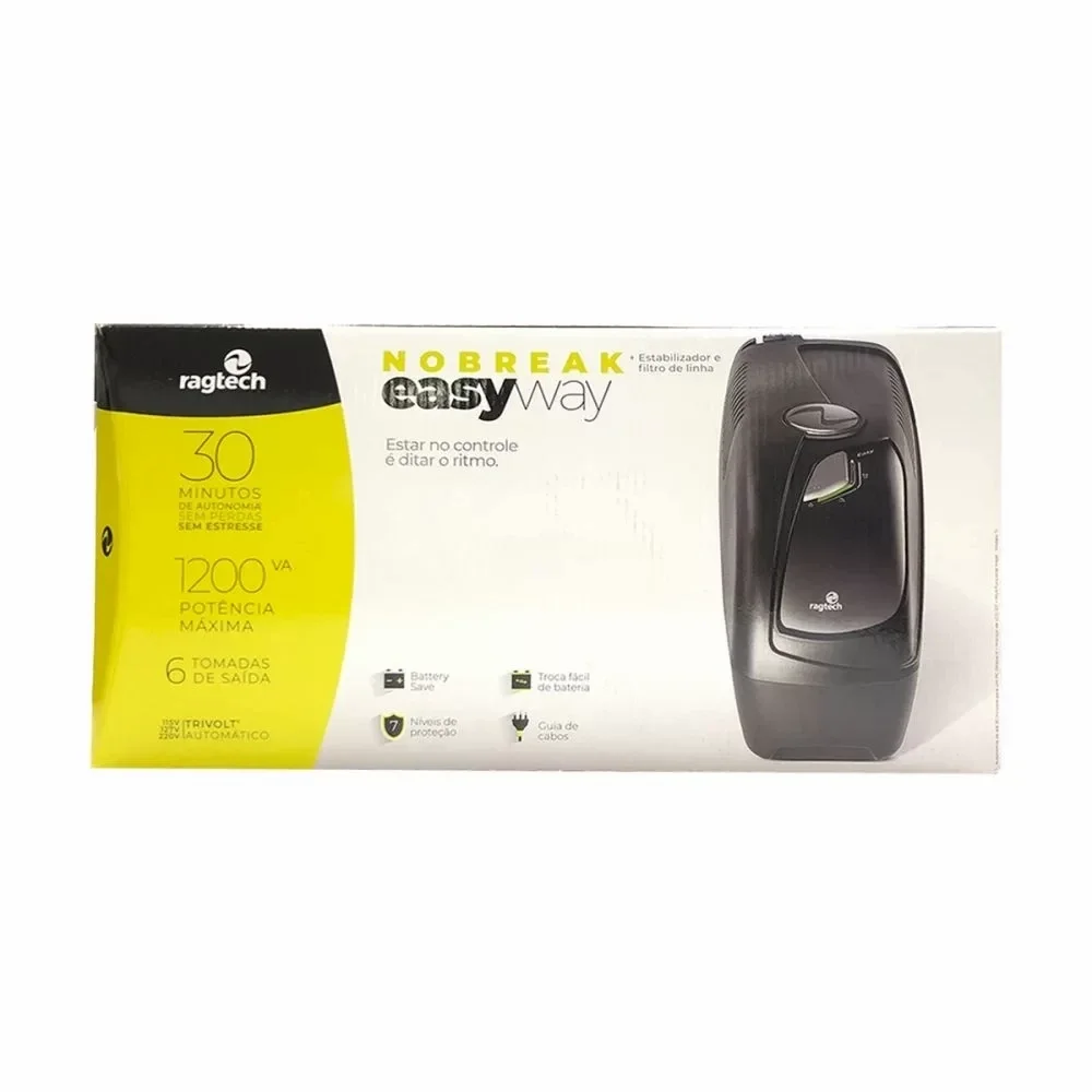 Nobreak Easy Way 1200va Std-ti 1x7ah Biv/115v 4133 Ragtech . Nobreak Easy Way 1200va Std-ti 1x7ah Biv/115v 4133 Ragtech .