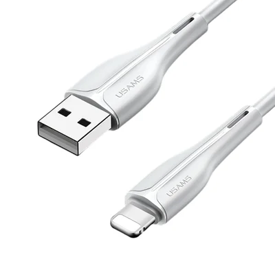 Cabo Usb Usams Usb A Pra Lightning Máx. 2a 1metro Branco