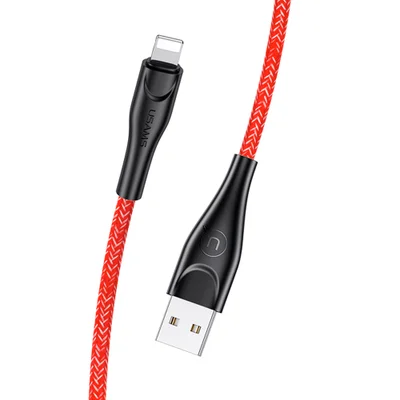 Cabo Usb Usams Usb A Pra Lightning Máx. 2a 1 M Vermelho.