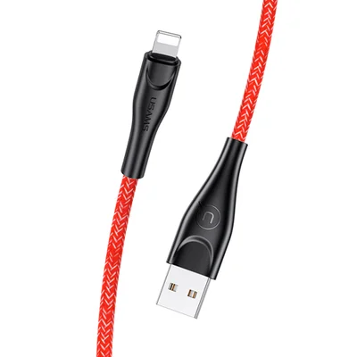Cabo Usb Usams Usb A P/lightning Máx. 2a 3metro Vermelho.