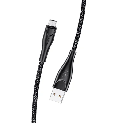 Cabo Usb Usams Usb A Pra Micro Usb Máx. 2a 1metro Preto.