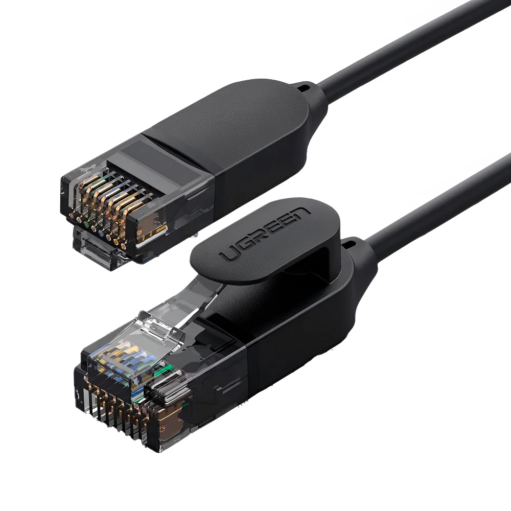 Cabo De Rede Rj45 Ugreen Cat6 Utp Macho 5 Metros Preto.