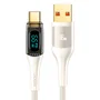 Cabo Usb Usams Usb A Para Tipo C 6a Macho 1.2 Metro Bege. 9