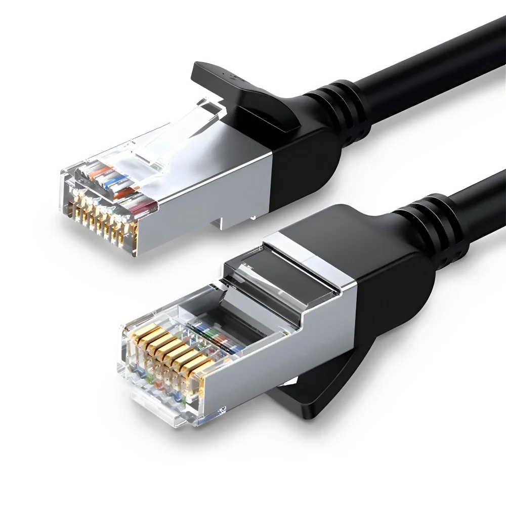 Cabo De Rede Rj45 Ugreen Cat6 Utp Macho 0.5 Metro Preto.