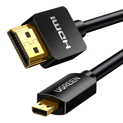 Cabo Vídeo Ugreen Micro HDMI P/hdmi 4k/60hz Macho 3m Preto.