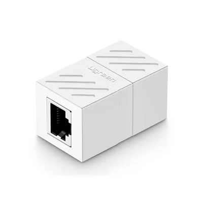 Adaptador Rj45 Ugreen P/cabo De Internet 1000mbps Branco.