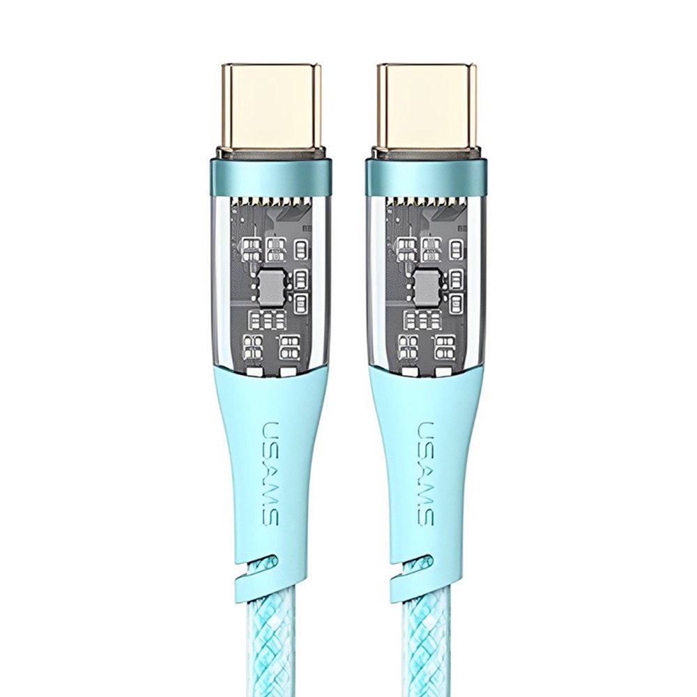 Cabo Usb Usams Usb C Pra Usb C Pd 100w 1.2 Metros Verde