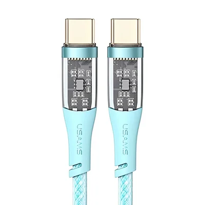 Cabo Usb Usams Usb C Pra Usb C Pd 100w 1.2 Metros Verde