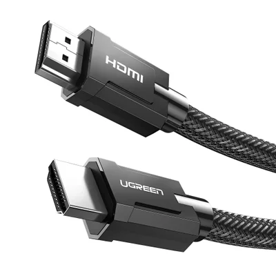 Cabo HDMI 2.1 Ugreen Macho/macho 8k 60/hz 48GBps 1m Preto.