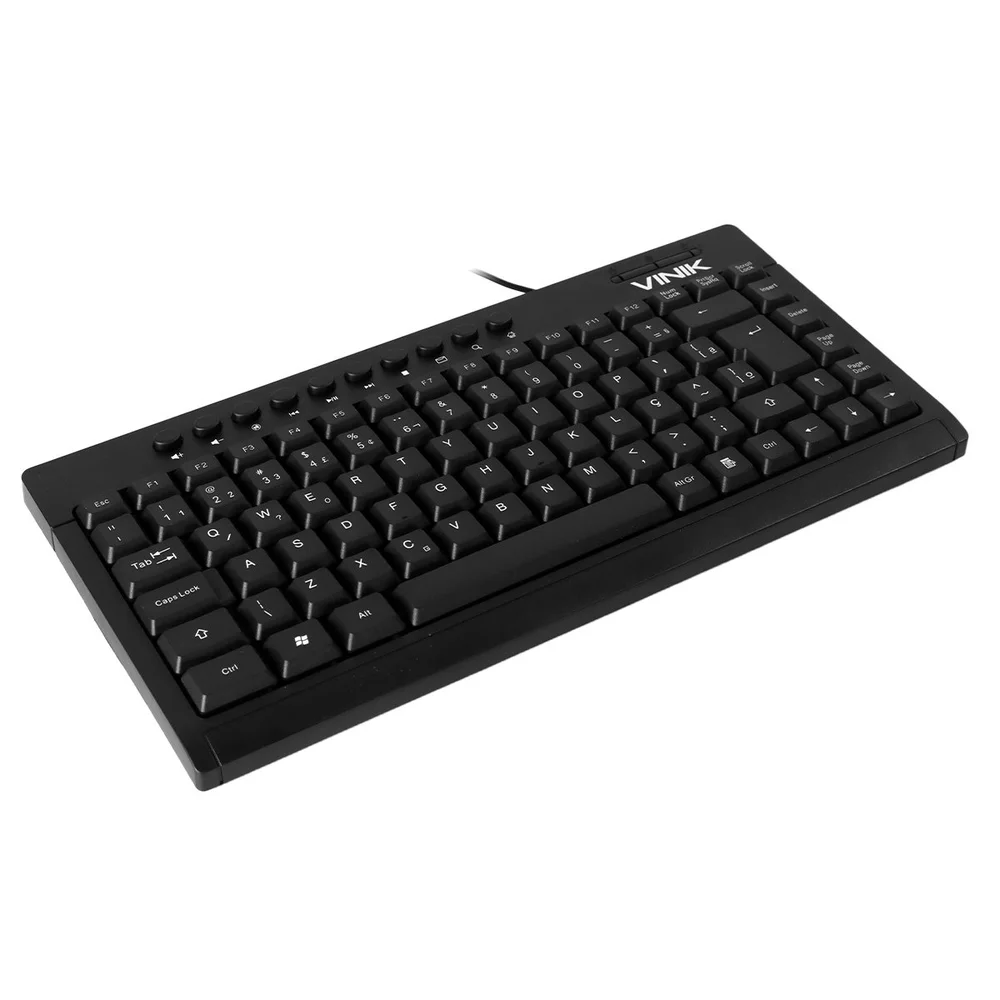 Mini Teclado Usb Multimidia Dynamic 10 Teclas Multimidia Abnt2 Cabo 1.8m - Vinik - Dt111. Mini Teclado Usb Multimidia Dynamic 10 Teclas Multimidia Abnt2 Cabo 1.8m - Vinik - Dt111.