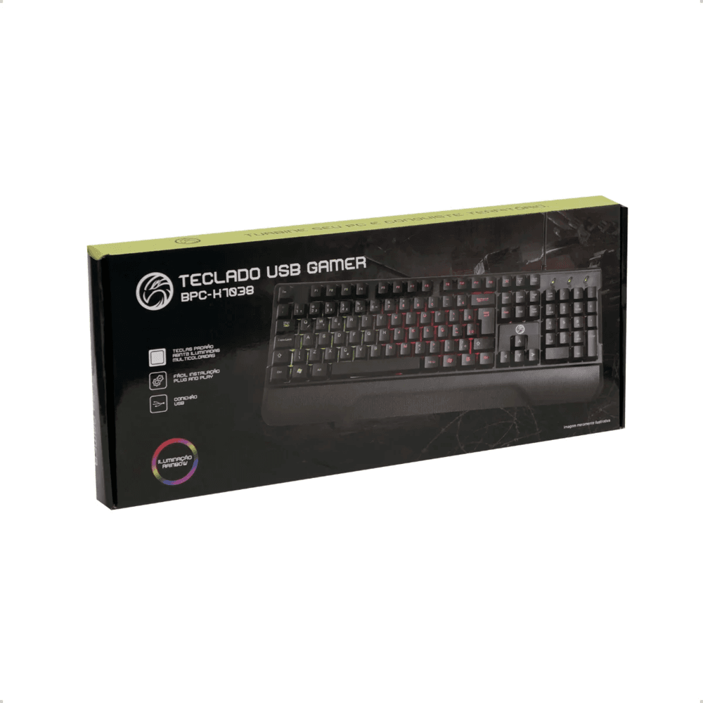 Teclado Usb Gamer Bpc-k7038 Teclado Usb Gamer Bpc-k7038