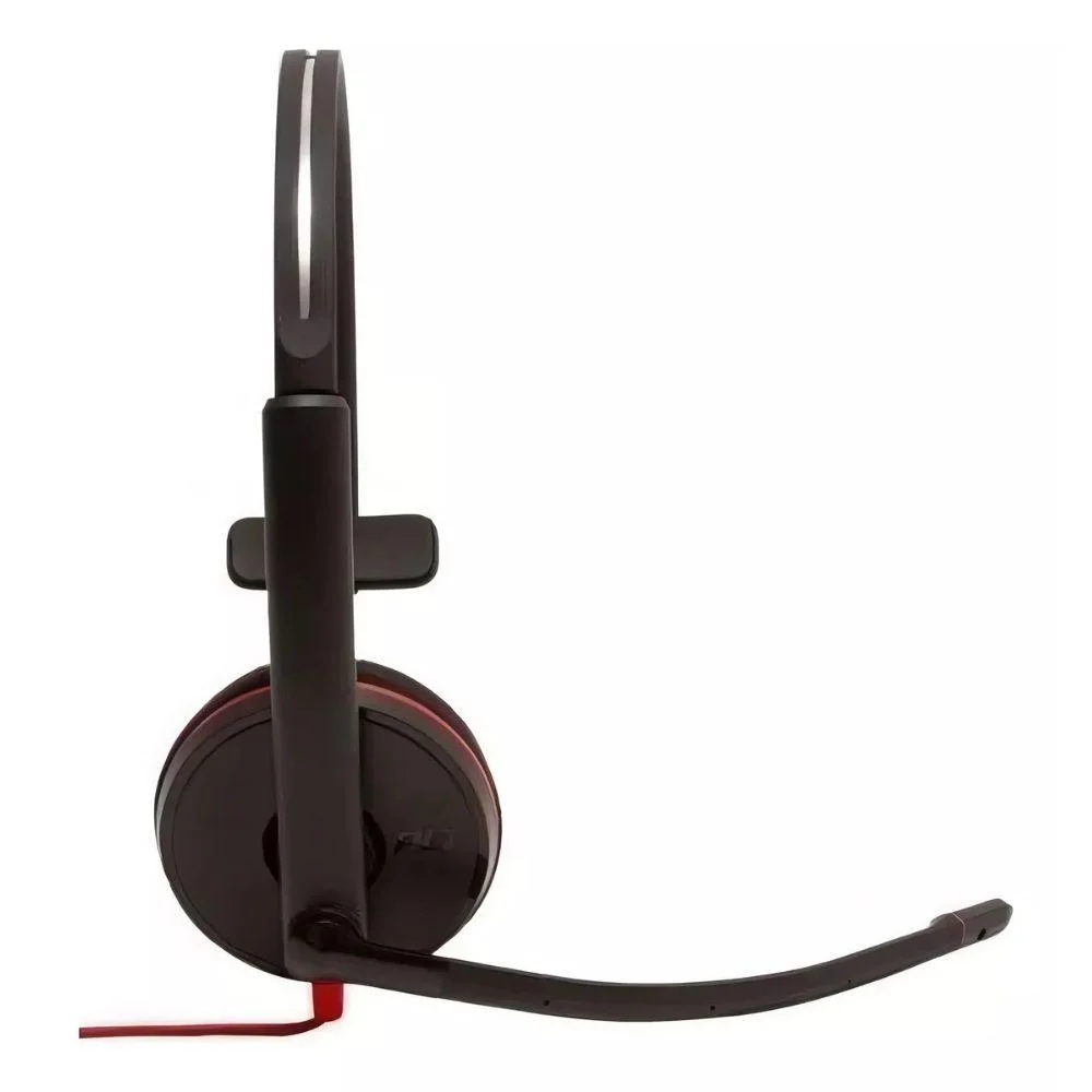 Imagem 4 de 5 do produto Headset Hp Com Microfone Usb Poly Blackwire C3210 8x214aa Preto