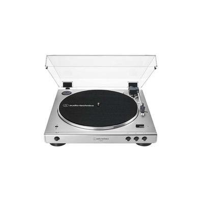 Toca-discos Audio-technica At-lp60xbt-sv Bluetooth Prata