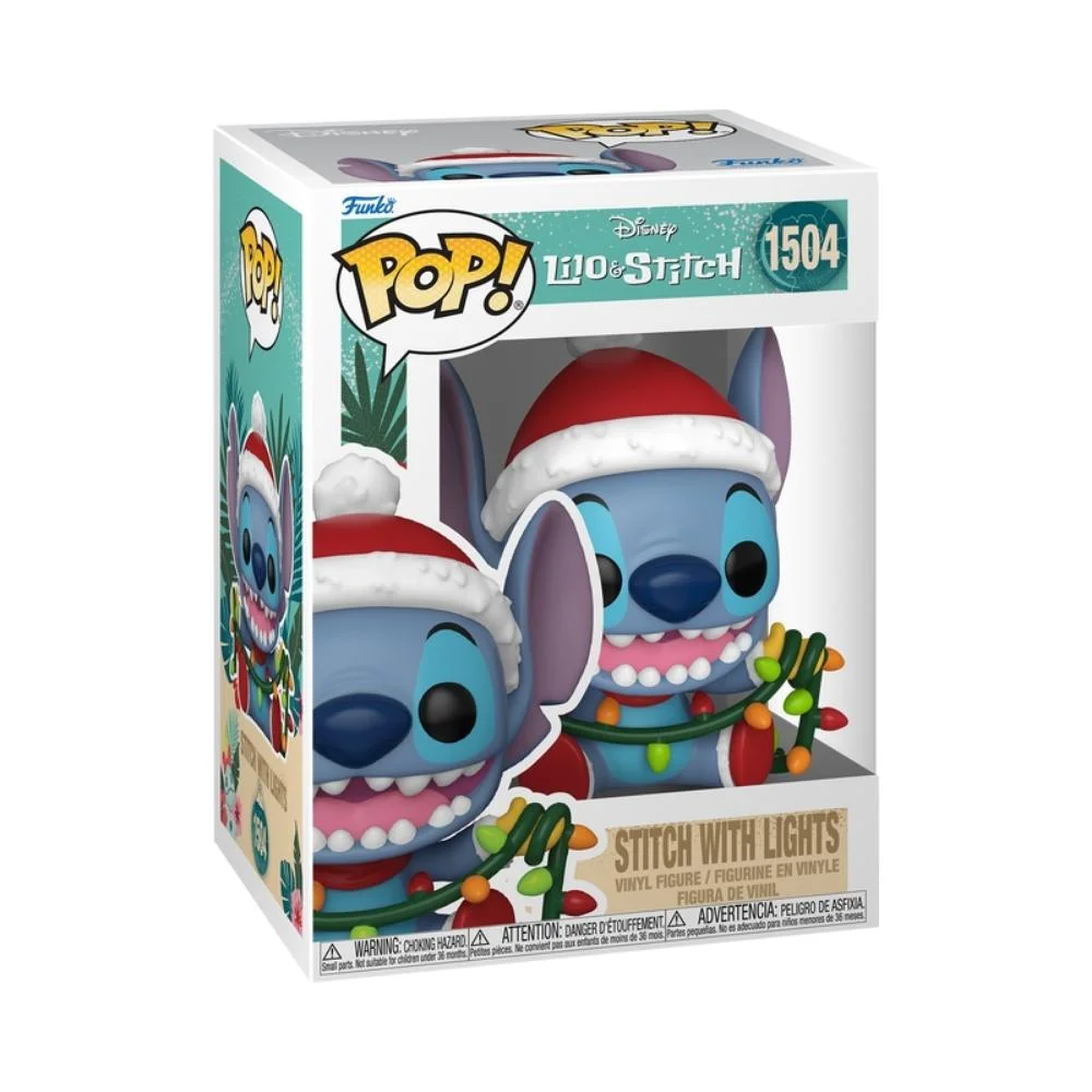 Imagem 2 de 3 do produto Boneco Funko Pop! Disney Stitch - Stitch Com Pisca-pisca