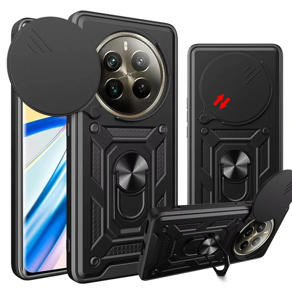 Capa Militar P/ Realme 12 Pro Plus - Capinha Case Protetora Anti Impacto Queda Armadura Resistente
