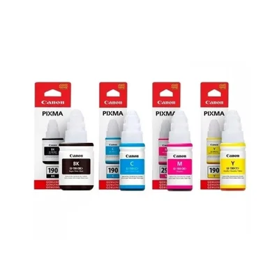 Kit Tinta Original Canon G190 Gi-190 Gi190 G3100 G4100 G3110 4x Cores.