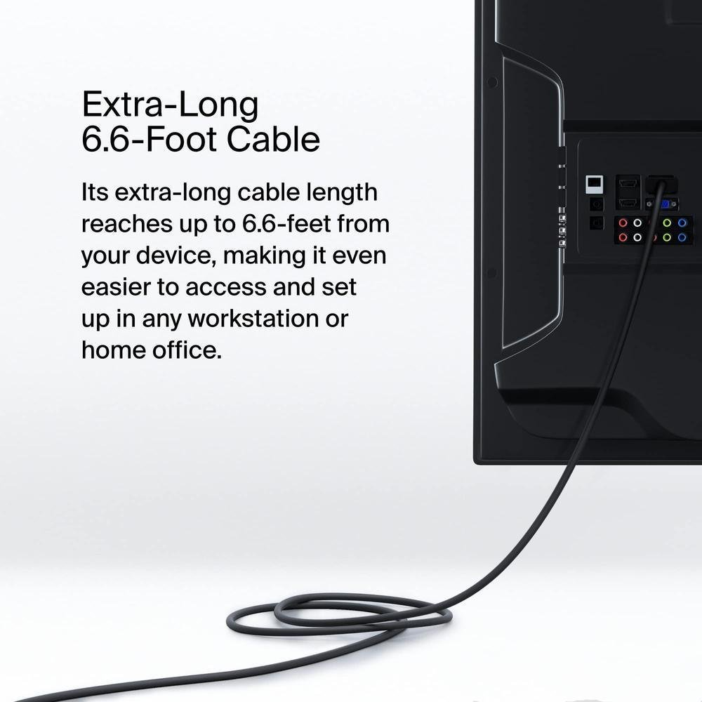 Cabo Belkin Usb Type C Para Displayport 1.4 6.6ft/2m, 32.4gbps, 8k@60hz Ou 4k@144hz, Com Hbr3, Dsc, Hdcp 2.2, Dp Cabo Belkin Usb Type C Para Displayport 1.4 6.6ft/2m, 32.4gbps, 8k@60hz Ou 4k@144hz, Com Hbr3, Dsc, Hdcp 2.2, Dp