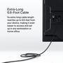 Cabo Belkin Usb Type C Para Displayport 1.4 6.6ft/2m, 32.4gbps, 8k@60hz Ou 4k@144hz, Com Hbr3, Dsc, Hdcp 2.2, Dp