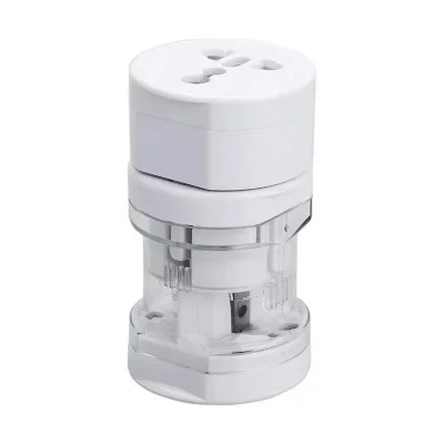 Adaptador Tomada Universal Viagem Europeu Americano Asia Uk