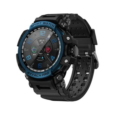 Smartwatch Lokmat Attack Pro Ip68 Ios E Android Azul.