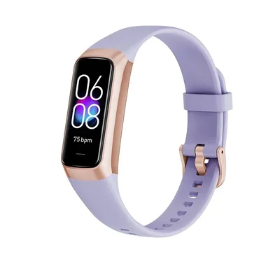 Relógio Inteligente Lige AmoLED Unissex Impermeável, Esportivo Roxo.