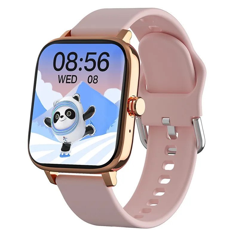 Smartwatch Lige Full Touch, Bluetooth, Android Ios, À Prova D'água Ouro