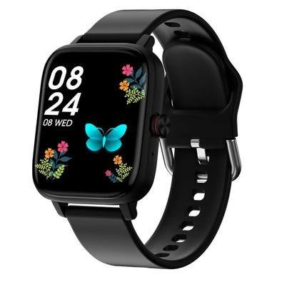 Smartwatch Lige Full Touch, Bluetooth, Android Ios, À Prova D'água Preto