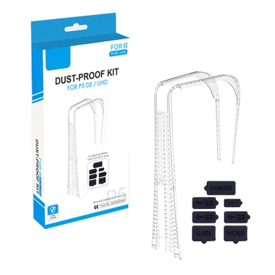 Kit Anti Poeira Para Playstation 5 Tampa De Silicone Protetor
