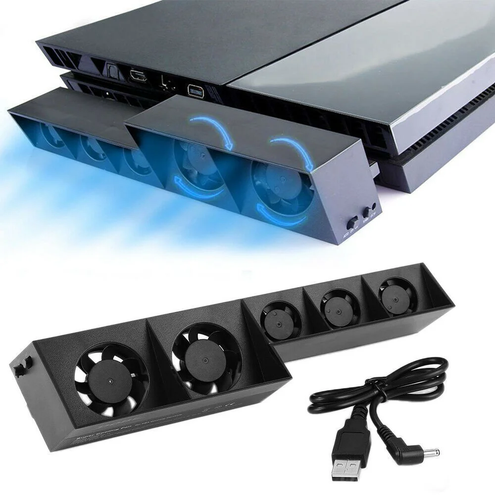 Super Cooler Compatível Com Playstation 4 Fat Ventilador Traseiro Ps4 Play 4.