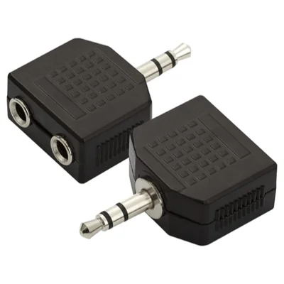 Adaptador P2 Macho Para 2 P2 Fêmea.