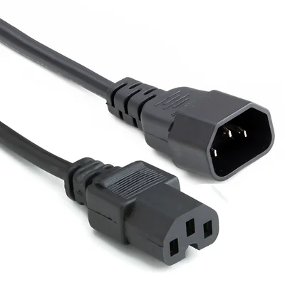Cabo De Força Iec C14 Para Iec C15 16A 3x1,50mm 1,80 Metros