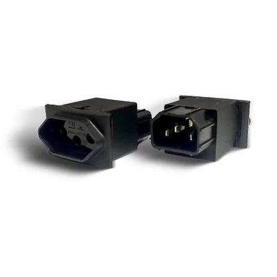 Adaptador Iec 320 C14 Para Novo Padrão Fêmea