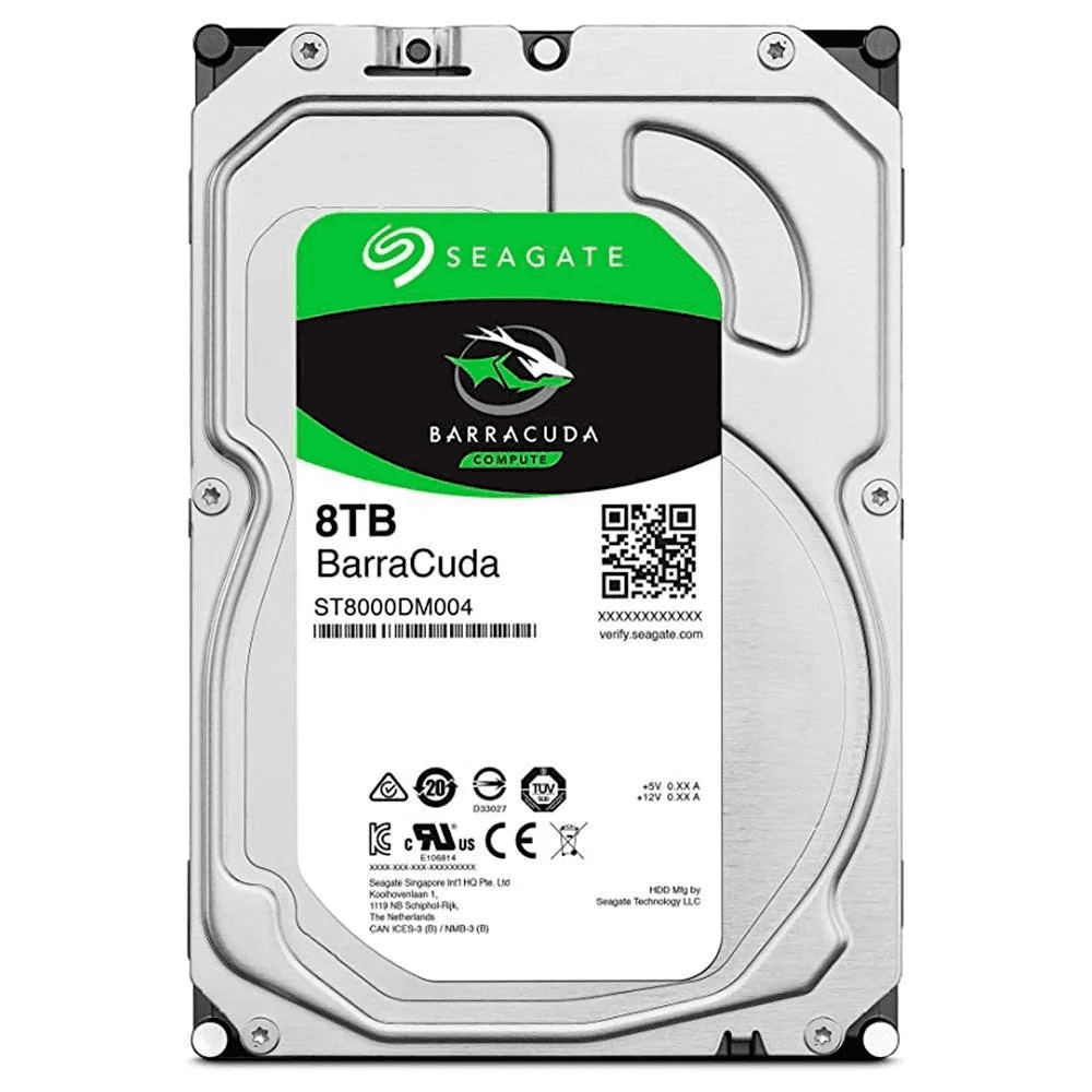 Hd 8tb Seagate Barracuda 5900rpm Sata 3 6gb/s 256mb - St8000dm004 Cor:prata