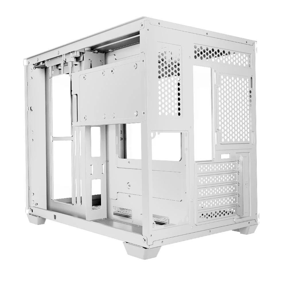 Imagem 2 de 4 do produto Gabinete Gamer Arbaton Vidro Temperado ARGB Branco Draxen(drn30a-wh)
