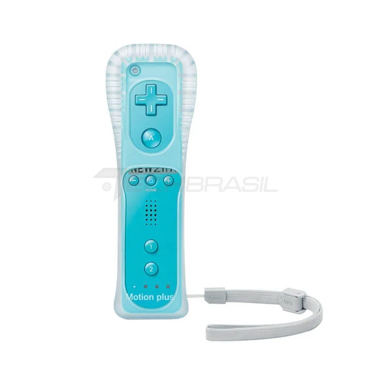 Imagem 2 de 5 do produto Controle Wii Remote Plus + Nunchuck Para Nintendo Wii E Nintendo Wii U Azul