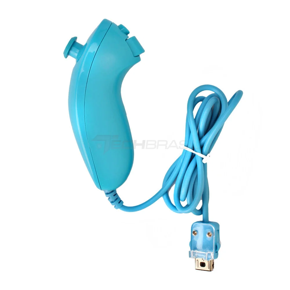 Imagem 3 de 5 do produto Controle Wii Remote Plus + Nunchuck Para Nintendo Wii E Nintendo Wii U Azul
