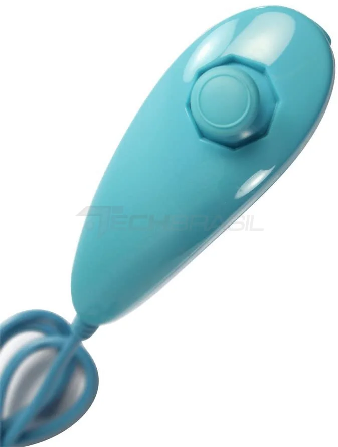 Imagem 4 de 5 do produto Controle Wii Remote Plus + Nunchuck Para Nintendo Wii E Nintendo Wii U Azul