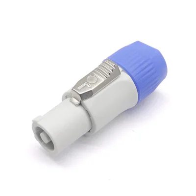 Plug Speakon Powercon Power Out 3 Polos 20a Cinza