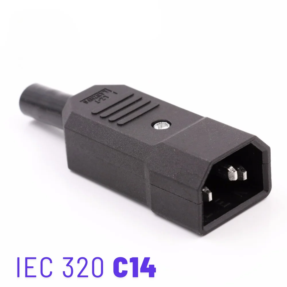 Imagem 3 de 4 do produto Plug Ac Tripolar C14 10a Macho