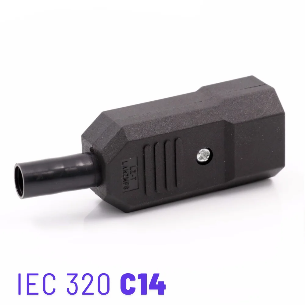 Imagem 4 de 4 do produto Plug Ac Tripolar C14 10a Macho