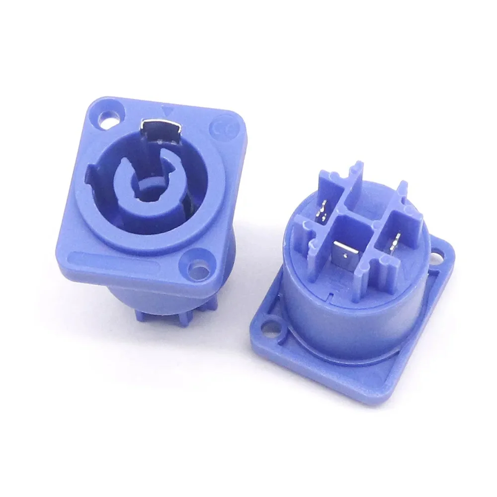 Imagem 2 de 2 do produto Plug Speakon Powercon Power In 3 Polos 20a Painel Azul