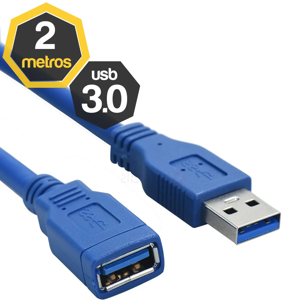 Imagem 2 de 2 do produto Cabo Extensor Usb 3.0 De 2 Metros.
