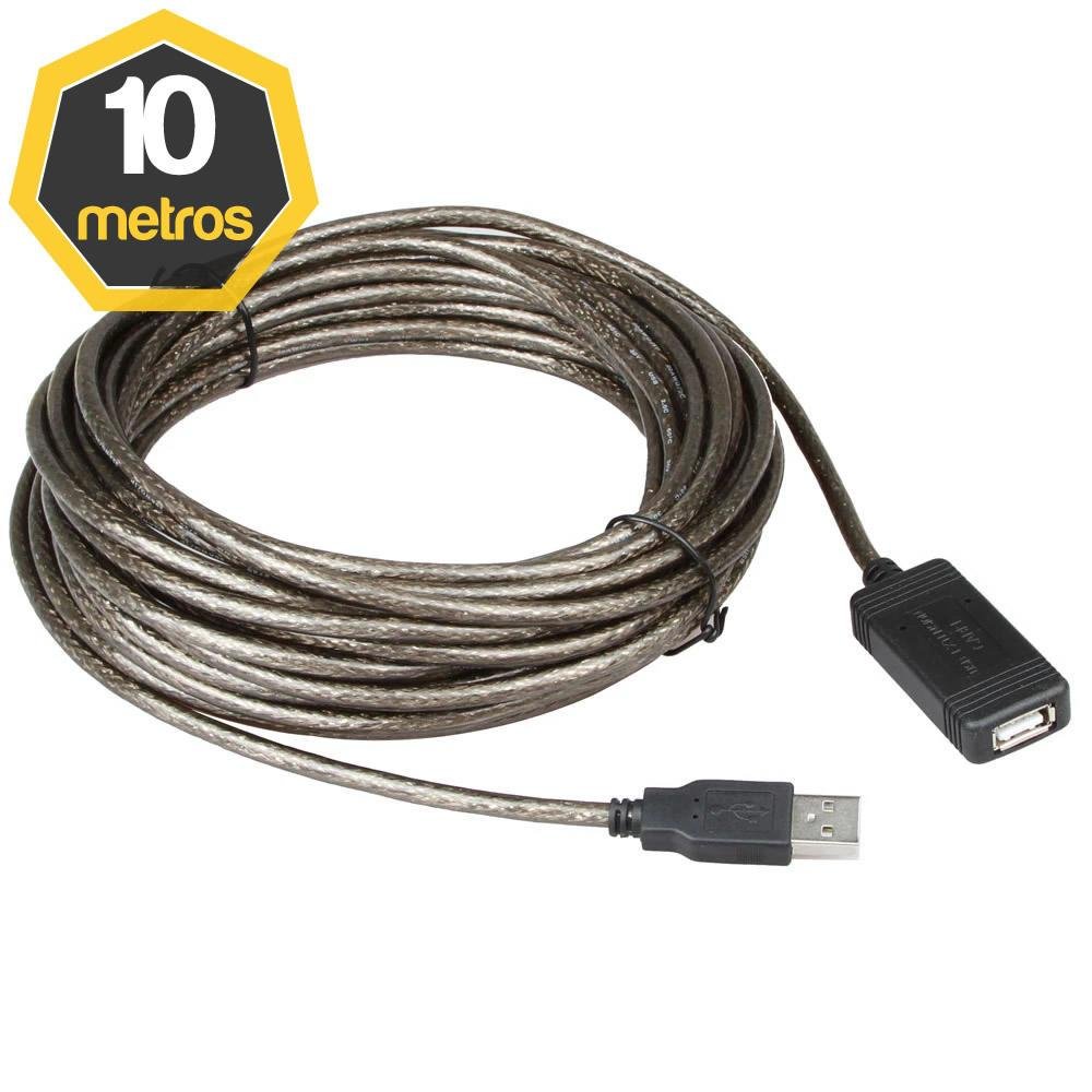 Imagem 2 de 2 do produto Cabo Extensor Usb 2.0 Ativo De 10 Metros