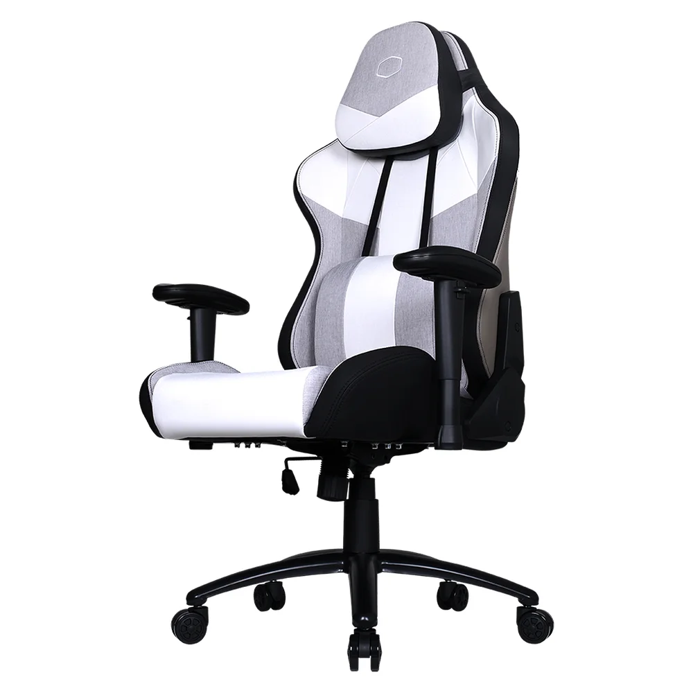 Imagem 2 de 5 do produto Cadeira Gamer Cooler Master Caliber R3c Cinza E Branca C/ Base De Aco - Cmi-gcr3c-gw