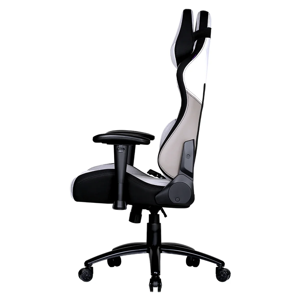 Imagem 4 de 5 do produto Cadeira Gamer Cooler Master Caliber R3c Cinza E Branca C/ Base De Aco - Cmi-gcr3c-gw